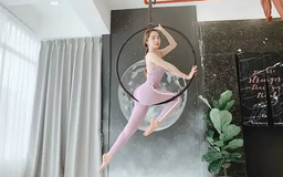 Tập Yoga bay để giảm cân sau Tết