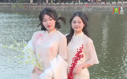 Diện áo dài du xuân