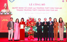 THPT Chu Văn An chính thức trở thành trường chuyên