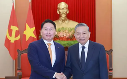 Tổng Bí thư Tô Lâm tiếp Chủ tịch Tập đoàn SK, Hàn Quốc