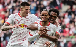 Leipzig có nguy cơ văng khỏi top 4 Bundesliga