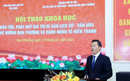 Bảo tồn thành cổ Ô Diên