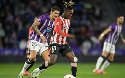 Athletic Bilbao chiến thắng tưng bừng trước Real Valladolid