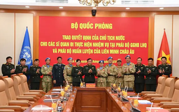 Việt Nam cử thêm sĩ quan tham gia gìn giữ hòa bình