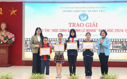 57 tấm gương đạt giải 'Học sinh Ba Đình lễ nghĩa'