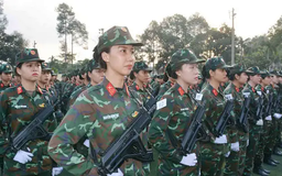 Hợp luyện chuẩn bị kỷ niệm 50 năm thống nhất đất nước