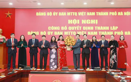 Thành lập Đảng bộ Ủy ban MTTQ thành phố Hà Nội