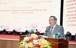 Hội thảo khoa học 95 năm thành lập Đảng bộ TP.Hà Nội
