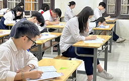 Thí sinh không nộp bài thi trắc nghiệm trước khi hết giờ