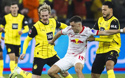 Leipzig đánh bại Dortmund trên sân nhà