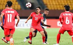 U17 Việt Nam đấu tập trước trận giao hữu U17 Oman
