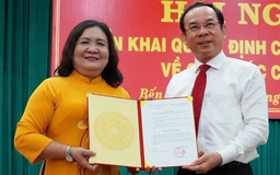 Bà Hồ Thị Hoàng Yến làm Bí thư Bến Tre