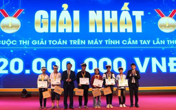Hơn 20 nghìn học sinh tham gia sân chơi toán học