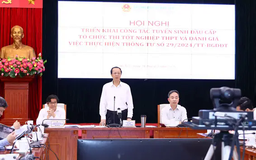 Thí sinh học chương trình cũ sẽ thi tốt nghiệp riêng
