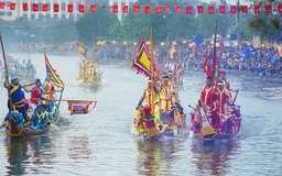 Rộn ràng lễ hội bơi Đăm