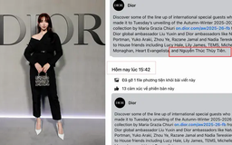 Nhãn hàng Dior gỡ bỏ hình ảnh Hoa hậu Thùy Tiên