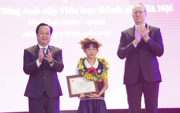 203 học sinh đạt giải Olympic Tiếng Anh cấp tiểu học