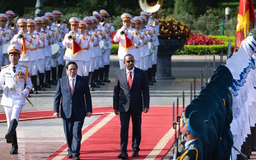 Lễ đón Thủ tướng Ethiopia thăm chính thức Việt Nam