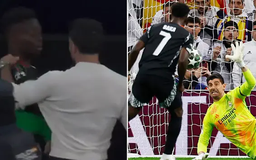 Bukayo Saka xô xát với Dani Carvajal