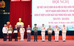 Gặp mặt cán bộ công an chi viện chiến trường miền Nam