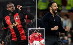 Manchester United ‘quan tâm’ tới Antoine Semenyo của Bournemouth