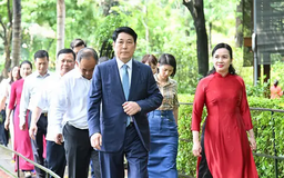 Chủ tịch nước thăm Khu Di tích Chủ tịch Hồ Chí Minh