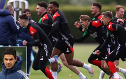 Arsenal đón chào sự trở lại của ba trụ cột