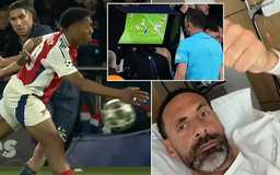 Rio Ferdinand xem trận PSG - Arsenal trên giường bệnh