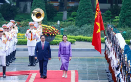 Lễ đón chính thức Thủ tướng Thái Lan thăm Việt Nam