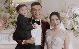 Hồ Quỳnh Hương công khai con trai hai tuổi trong lễ cưới