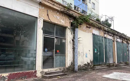 Loạt ki ốt bỏ hoang tại khu đô thị Việt Hưng