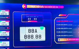 Biển số 88A-888.88 trúng đấu giá hơn 21 tỷ đồng