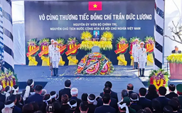Lễ an táng nguyên Chủ tịch nước tại quê nhà Quảng Ngãi