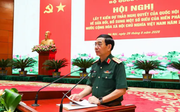Bộ Quốc phòng lấy ý kiến sửa đổi, bổ sung Hiến pháp