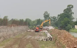 Cụm công nghiệp Thanh Văn-Tân Ước gấp rút thi công