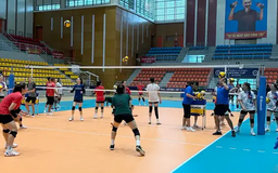 Nhà thi đấu Đông Anh sẵn sàng cho giải AVC Nations Cup