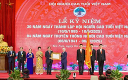 Hội Người cao tuổi Việt Nam nhận Huân chương Lao động hạng nhất