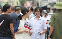 Thí sinh Hà Nội hoàn thành môn thi Ngữ văn lớp 10
