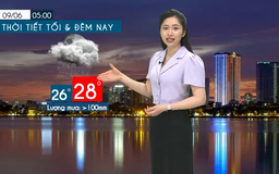 Dự báo thời tiết tối | 08/06/2025