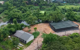 Lấn chiếm hành lang thoát lũ sông Đáy tại xã Đông La