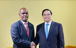 Thủ tướng Phạm Minh Chính gặp Thủ tướng Solomon