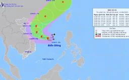 Áp thấp nhiệt đới mạnh lên thành bão số 1