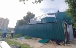 Cưỡng chế công trình xây dựng trái phép ở hồ Đầm Đỗi