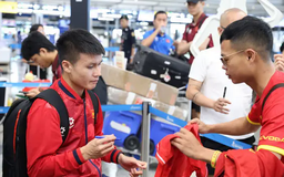 Đội tuyển Việt Nam về nước sau thất bại trước Malaysia