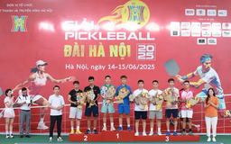 Giải Pickleball Đài Hà Nội 2025 ghi dấu ấn thành công