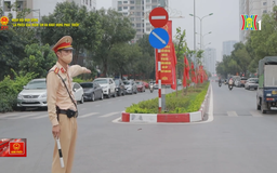 CSGT đảm bảo an toàn cho các khu vực bỏ phiếu