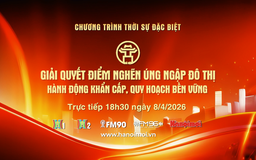Giải quyết điểm nghẽn úng ngập đô thị - hành động khẩn cấp, quy hoạch bền vững