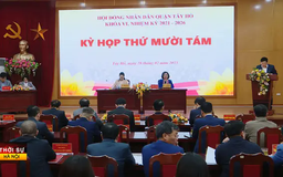 Quận Tây Hồ tổ chức, sắp xếp lại các cơ quan chuyên môn