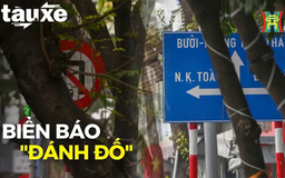 Biển báo chỉ dẫn 'đánh đố' người tham gia giao thông | Bản tin Tàu và Xe | 01/03/2025