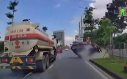 Gây tai nạn do chuyển làn không quan sát